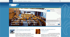 Desktop Screenshot of mr-parlementbruxellois.be